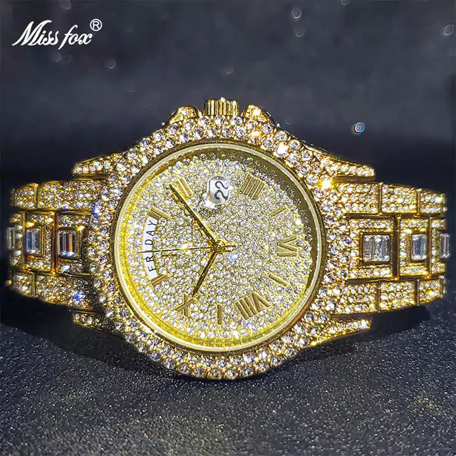 Luxury Silver Men Watch- Best Friend Birthday Gift